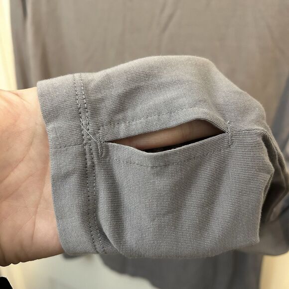 Free Fly Women Long Sleeve Shirt Bamboo Viscose Athletic Thumbhole Medium Purple - Picture 3 of 7